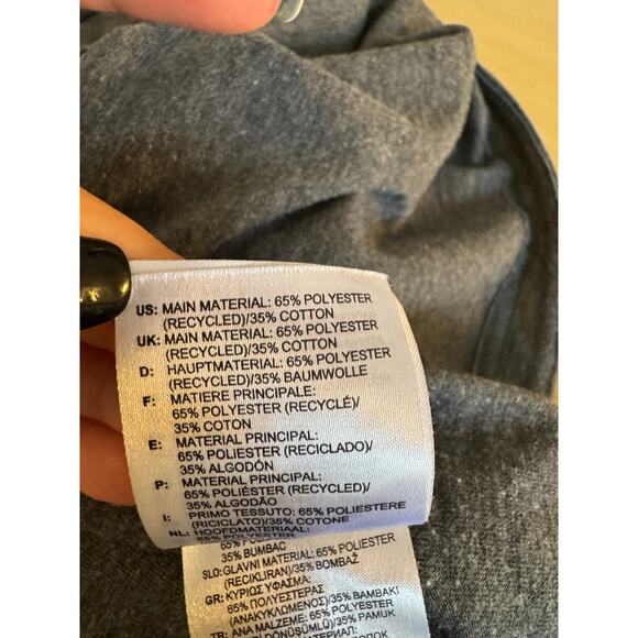 Adidas Women's Medium Tank Top Sleeveless Gray Active Tops Round Neck - Picture 5 of 6